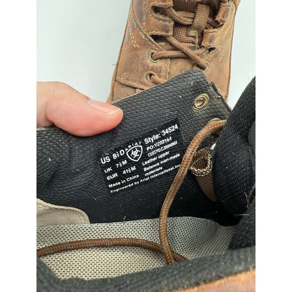 Mens Ariat All Terrain Boots Size 8.5 Work Wear Hiking - Picture 7 of 7